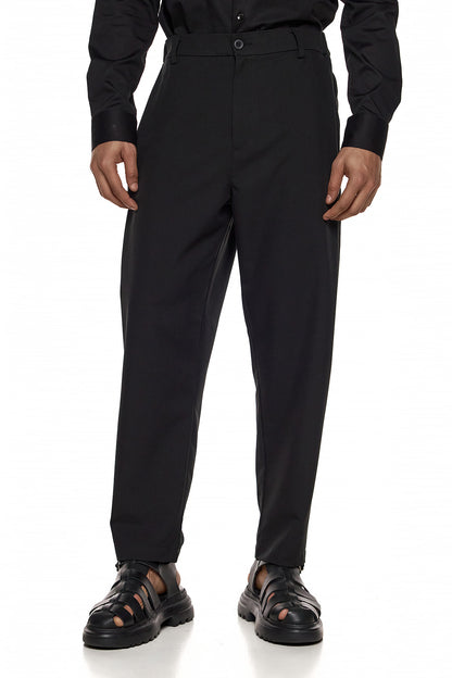 Tailored Pleated Straight-Leg Trousers – ATSUSHI