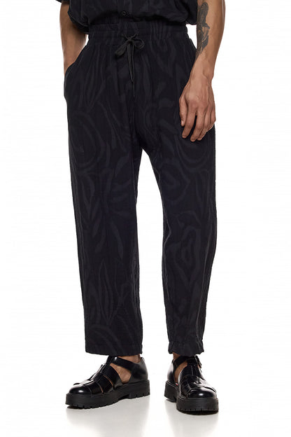 Japanese Loose Fit Textured Pant - RINDO
