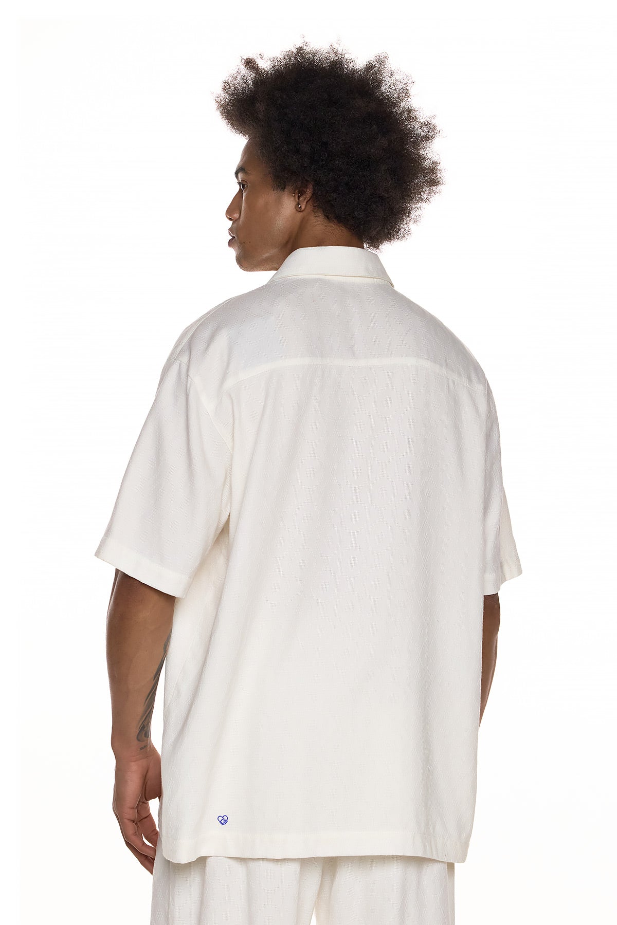 Textured Short-Sleeve Shirt – GOJOU