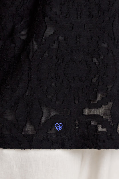 Short Sleeve Jacquard Shirt - KODO