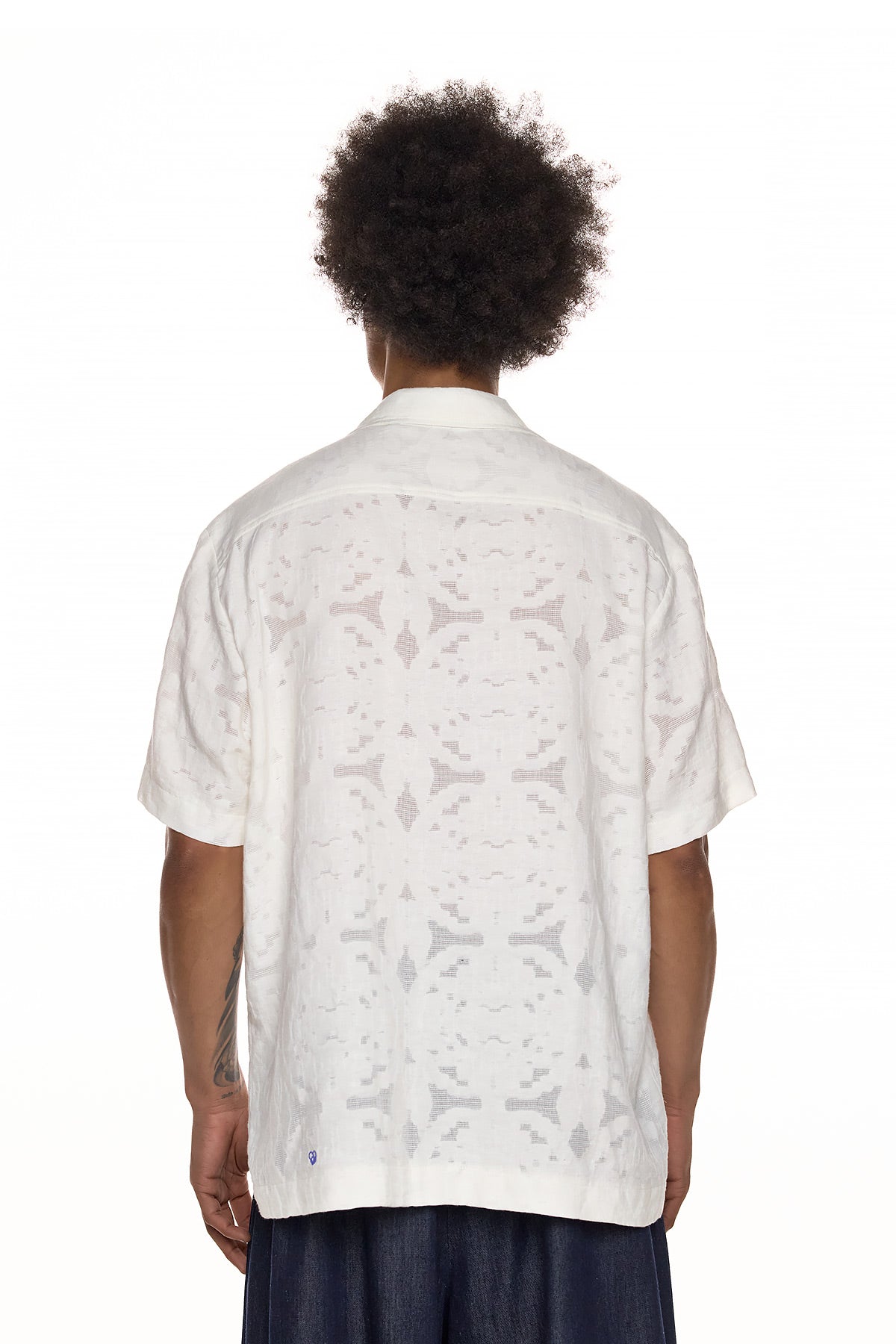 Short Sleeve Jacquard Shirt - KODO
