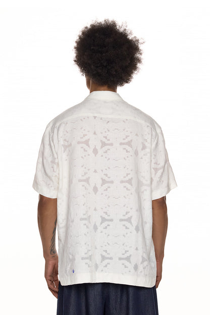 Short Sleeve Jacquard Shirt - KODO