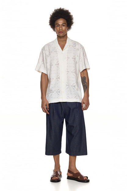 Short Sleeve Jacquard Shirt - KODO
