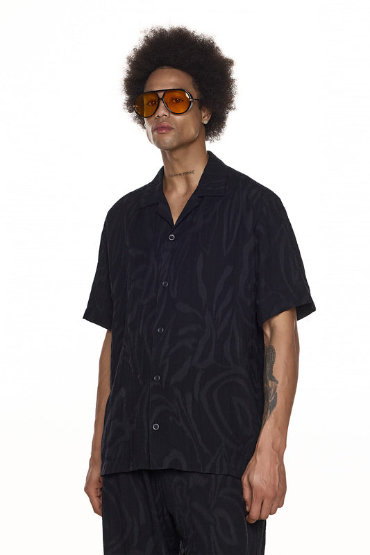 Short-Sleeve Textured Shirt – RINDO