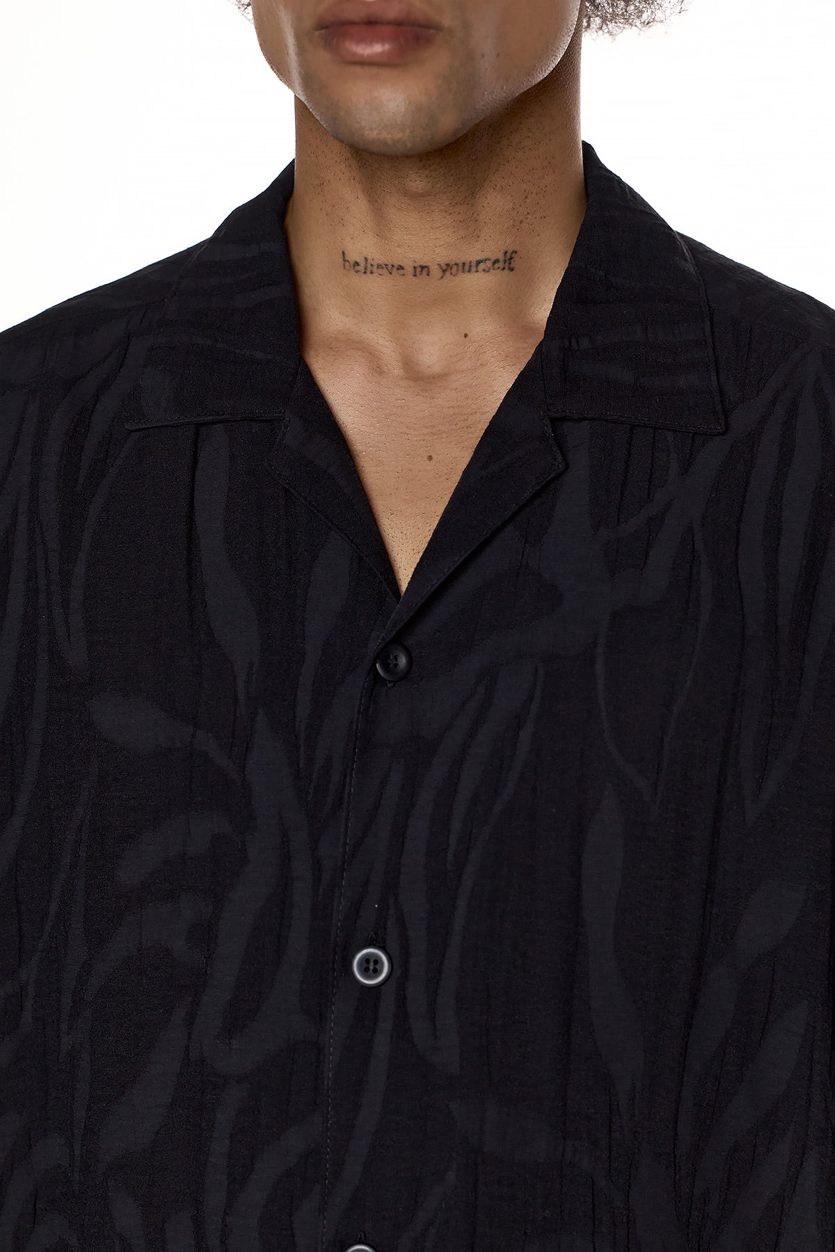 Short-Sleeve Textured Shirt – RINDO