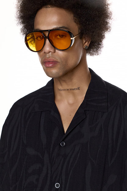 Short-Sleeve Textured Shirt – RINDO