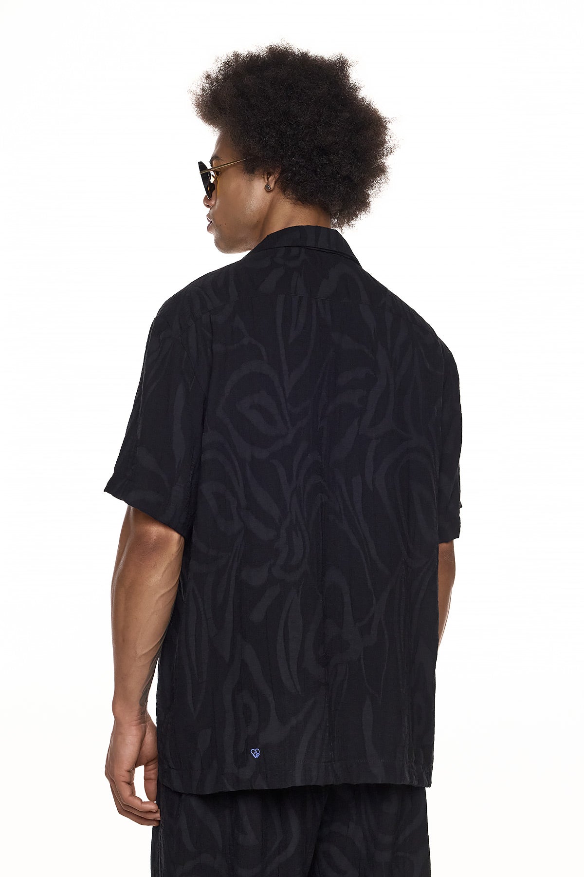 Short-Sleeve Textured Shirt – RINDO