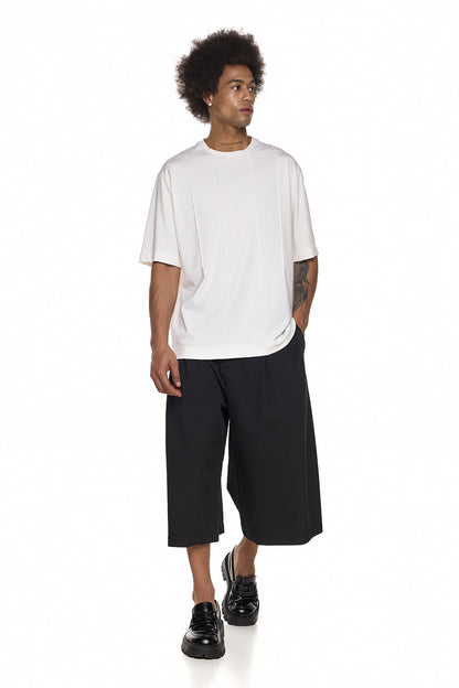 Relaxed Short-Sleeve T-Shirt - White - EIJI