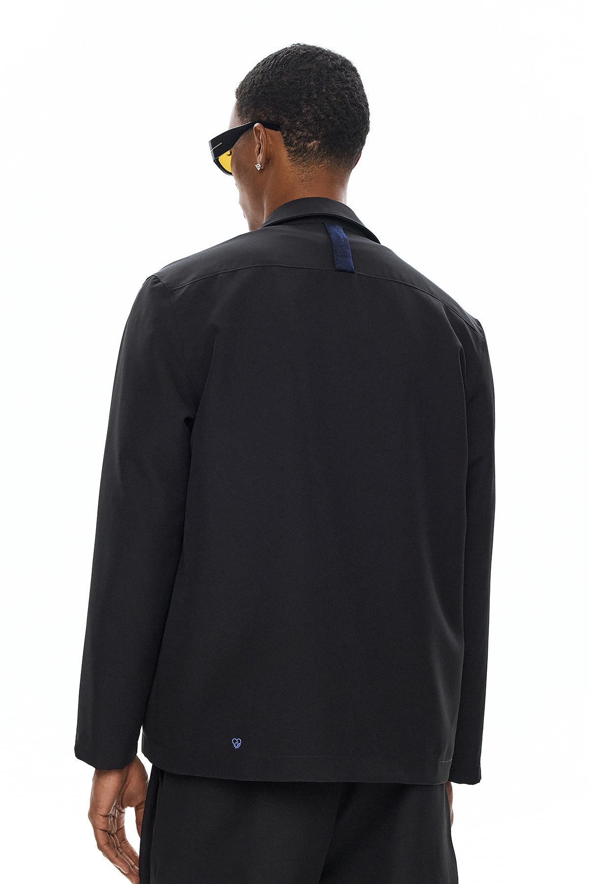 KAGE Double-Breasted Jacket - Black - GEKKOU