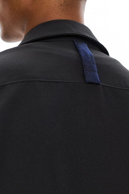 KAGE Double-Breasted Jacket - Black - GEKKOU