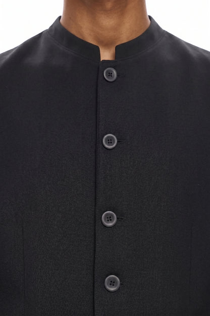 KUROHA Minimal Tailored Jacket - Black