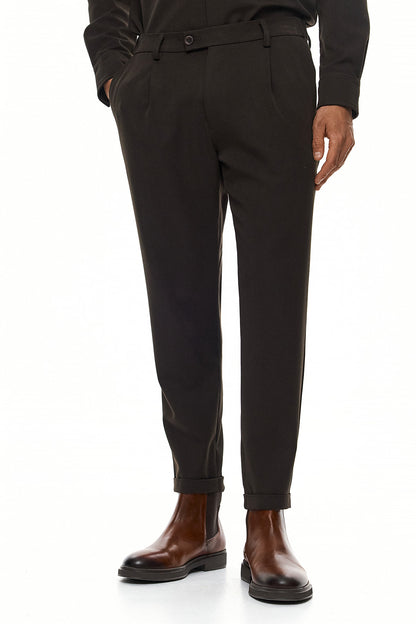 SEIJAKU Tailored Trousers – Brown