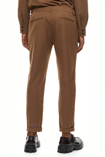 SEIJAKU Tailored Trousers – Camel