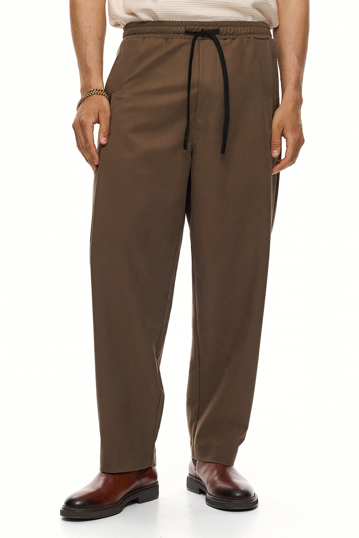 CHŌWA Relaxed Tapered Trousers – Cigar