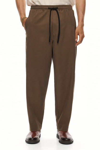 CHŌWA Relaxed Tapered Trousers – Cigar