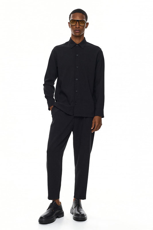 KODO Pleated Trousers – Black