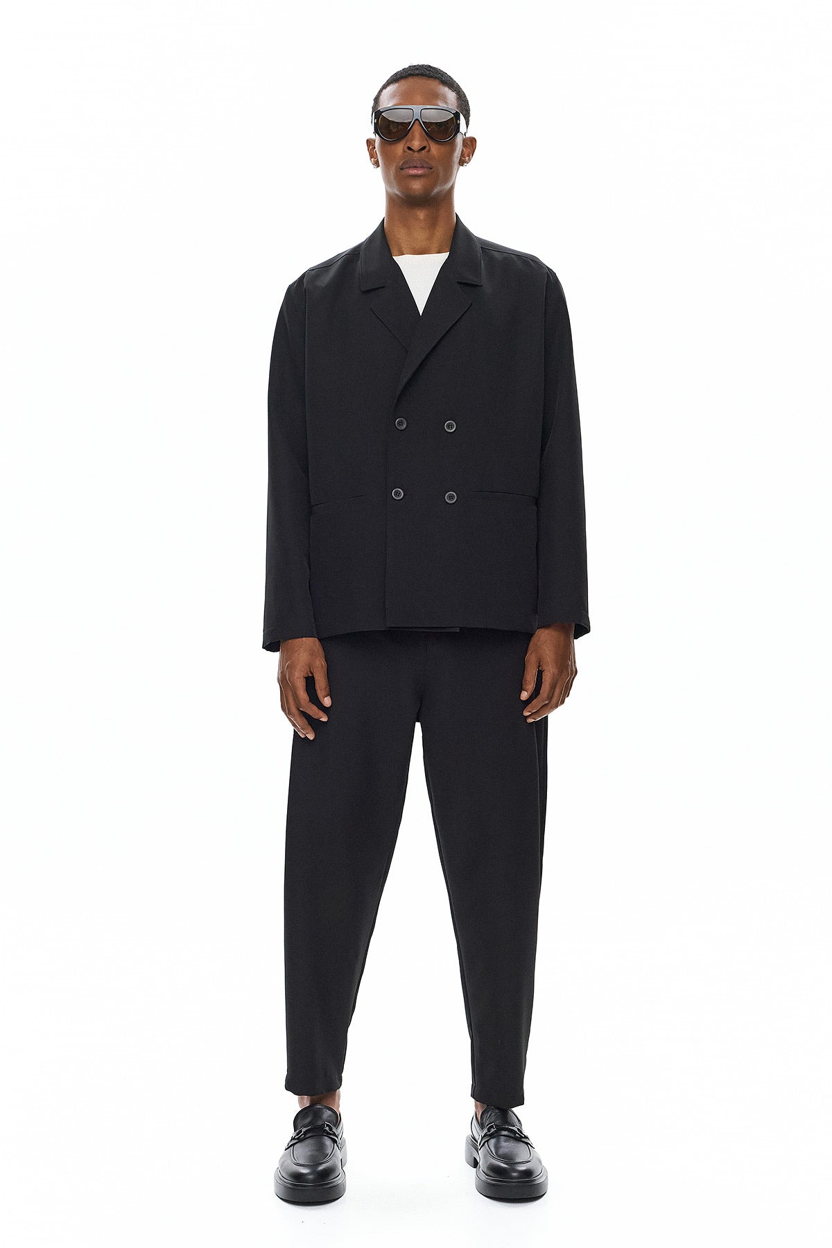 KAGE Tailored Trousers - Black - GEKKOU