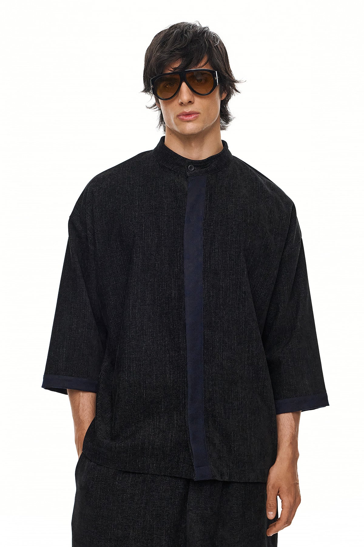 RAKU Kimono Shirt – Black