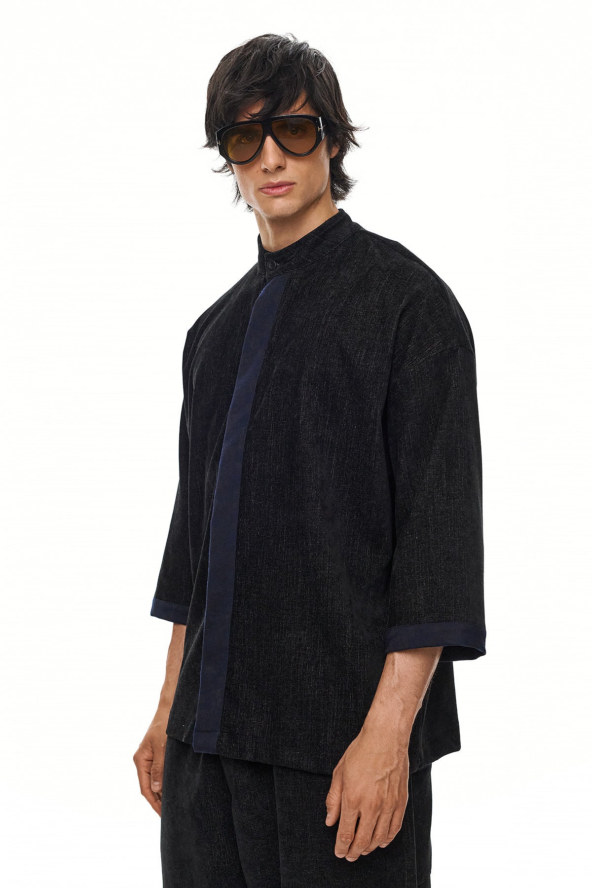 RAKU Kimono Shirt – Black