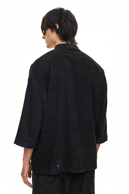 RAKU Kimono Shirt – Black