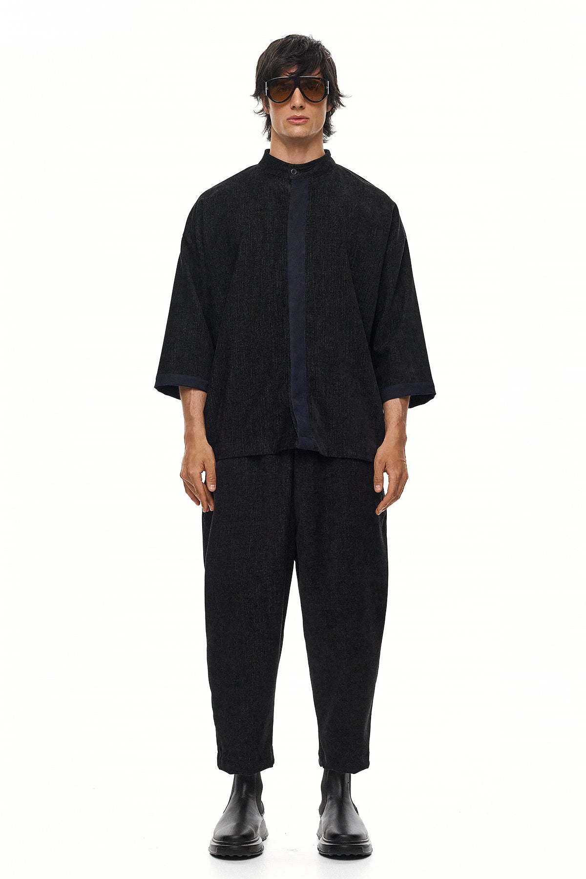 RAKU Kimono Shirt – Black