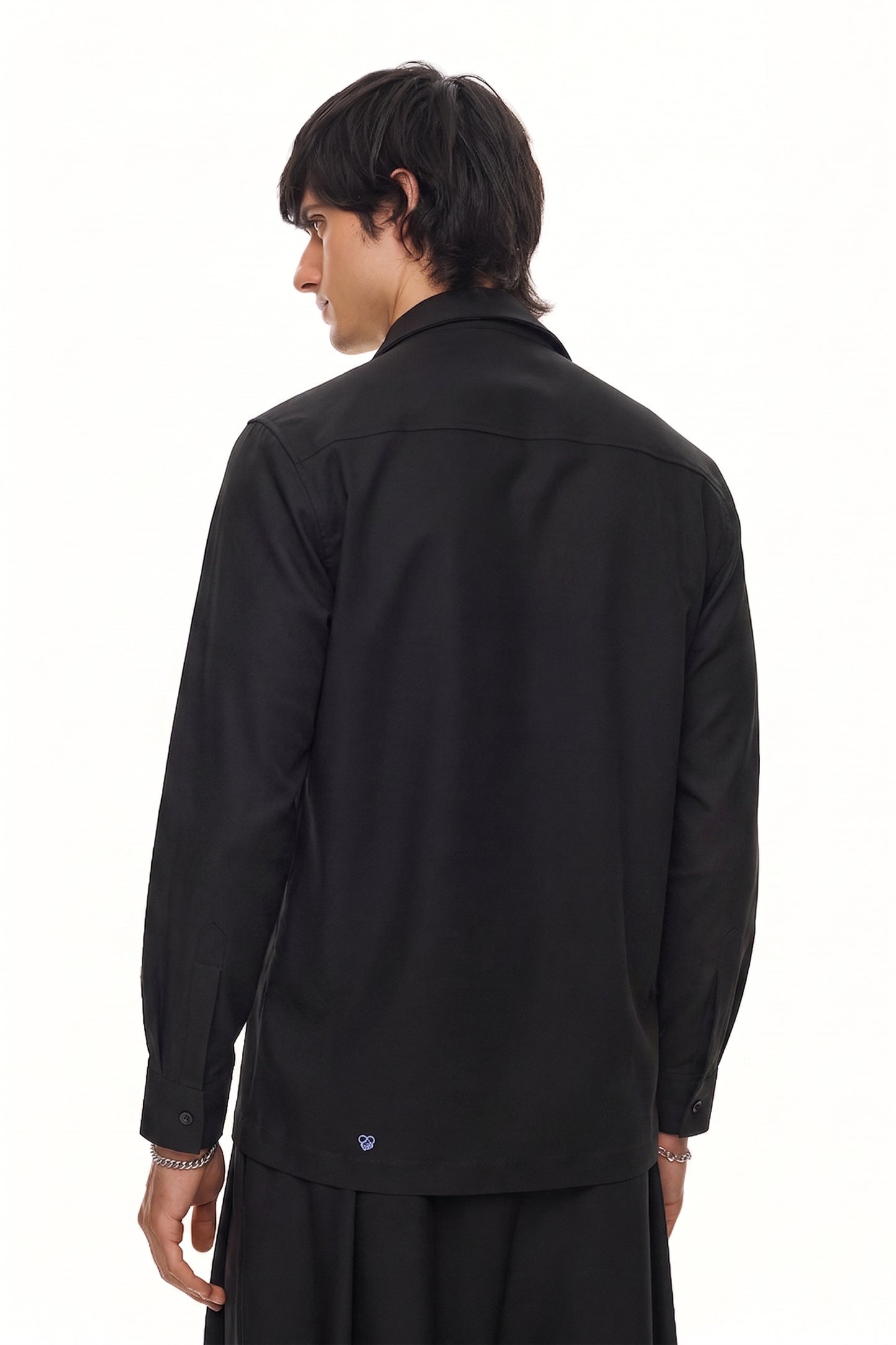 CHŌWA Relaxed Overshirt – Black