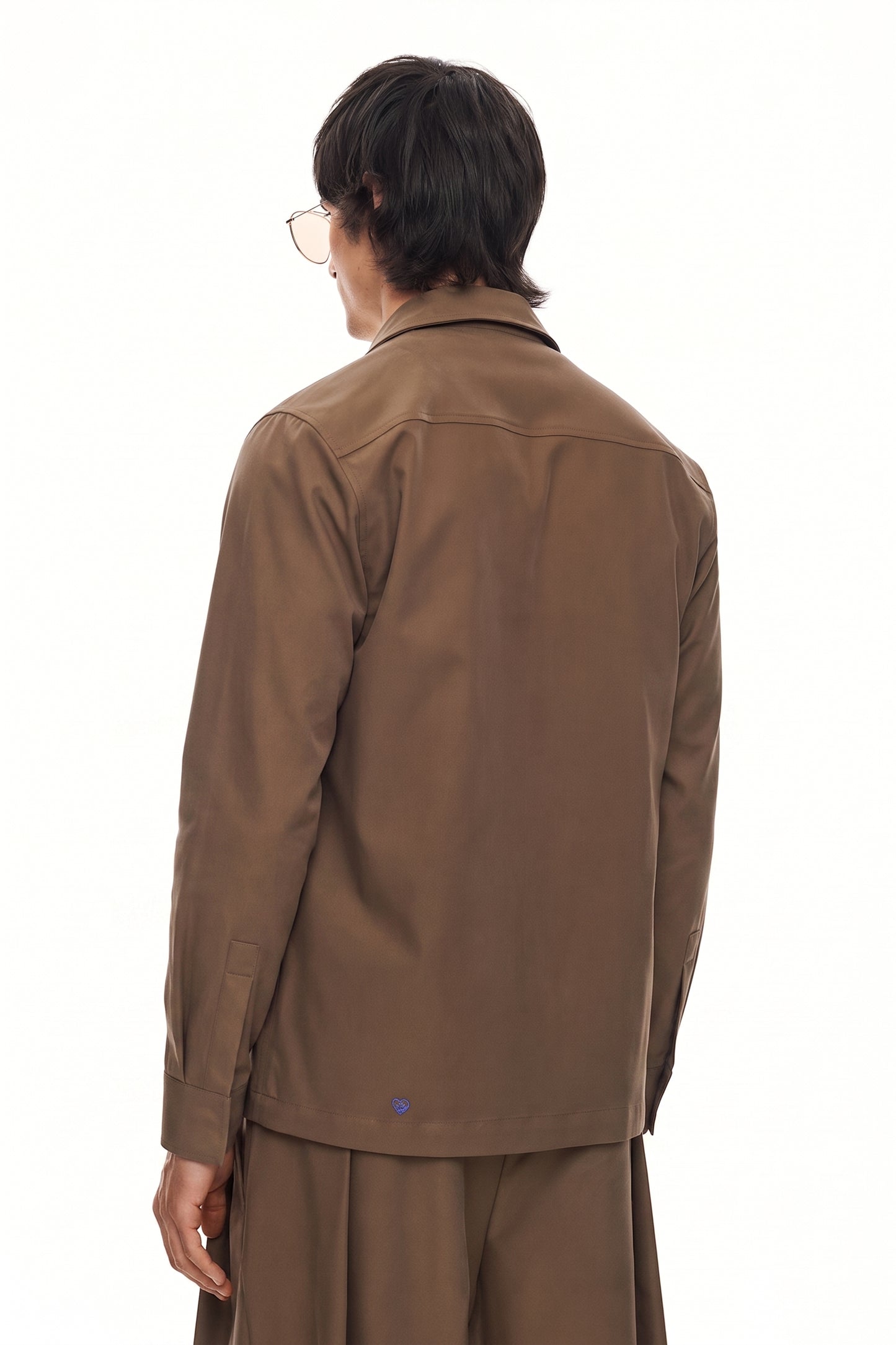 CHŌWA Relaxed Overshirt – Cigar