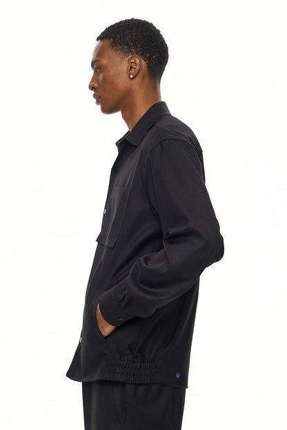 KURO Utility Overshirt - Black
