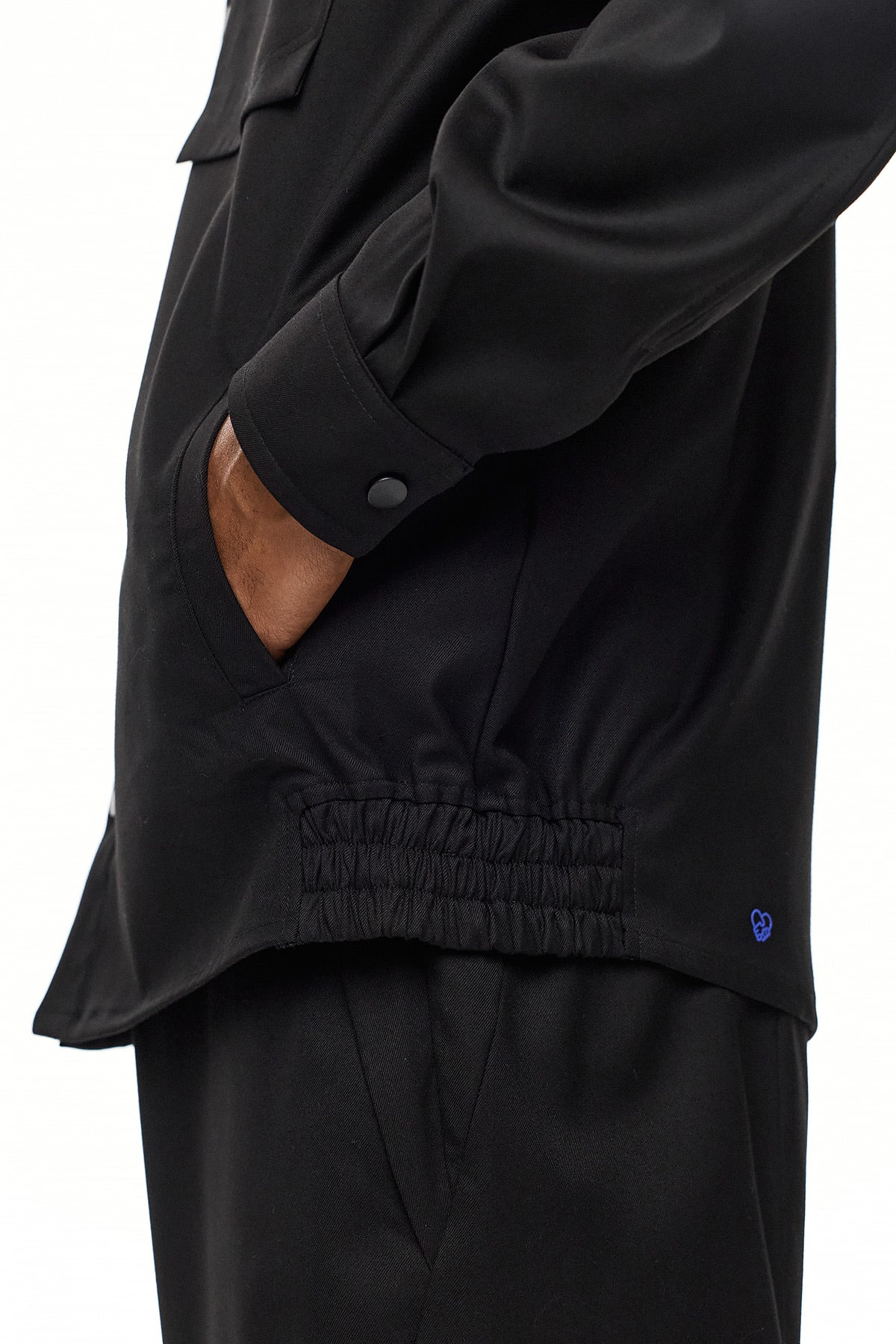 KURO Utility Overshirt - Black